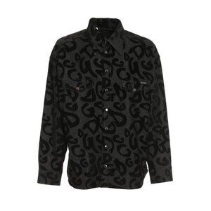 Authentic Dolce & Gabbana Top Chemise Button Up Dress Shirt Jacket Denim Men's